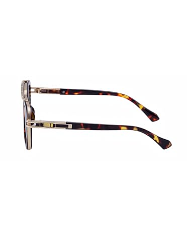 Image of Fashion Men Sunglasses Square Frame Shades for Men UV400 Protection Sunnies(98082)