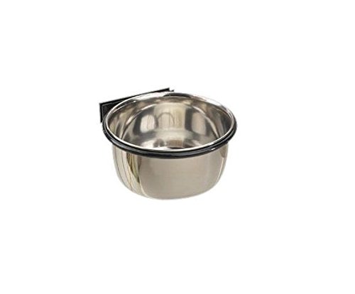 Pro Select Classic Stainless Steel Bolt On Coop Cup Bowls for Dogs - Five Sizes to Choose (16 Ounces)