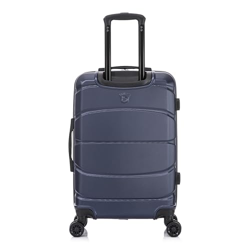 Image of DUKAP SENSE 24-Inch Medium Hardside Spinner Luggage Durable Zippered Blue