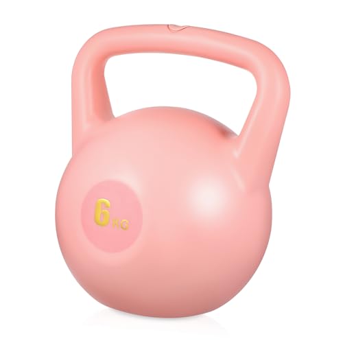 KOMBIUDA Smooth Rounded Kettlebell Safe to Use Perfect for Home Strength Training Workout