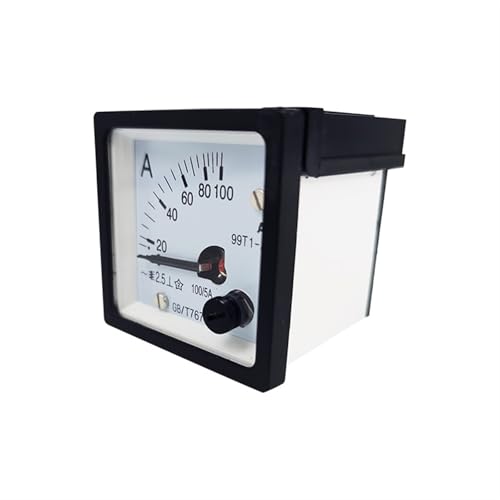 Ampèremètre AC 99T1-A cadran analogique 48x48mm pour transformateur - 3