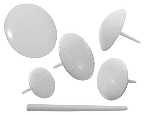 PME NS557 Icing Flower Nails with Handle Included, Set of 5 White