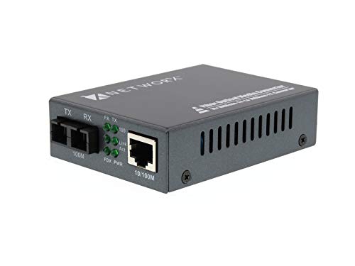 Networx Fiber Media Converter - UTP to 100Base-SX - SC Multimode, 2km, 850nm