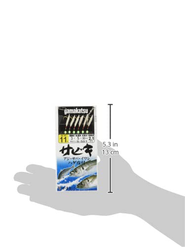 Gamakatsu S501 Sabiki Gold Sleeves Fishing Rigs - 6 Pieces, Size No. 8 - Harris 1.5