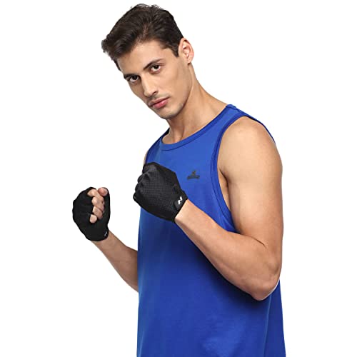 Nivia Python Sports Gloves, (Small) Black