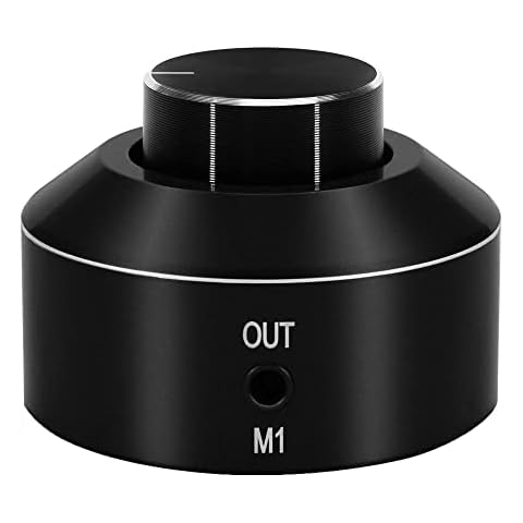 Mini Active Volume Control Knob, 3.5mm HiFi Amplifier Switcher Active Wired Volume Controller PC Cellphone Speaker Audio Adjuster Cover