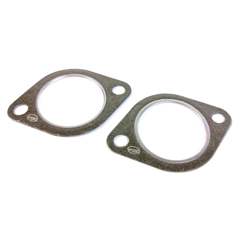 Image of 2pcs Exhaust Manifold Seal Gasket 18107502346 for BMW M54 E46 E66 E83 E53 E70 E85 330Ci 730Li X3 X5 Z4
