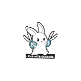 Bien o moda: moda Broches Para Mujer Alfileres Conejos Parque Alfileres Esmaltados Libro Personalizado Tijeras Conejito Gatos Broche Insignia De Solapa Bolsa Animal De Dibujos Animados Joyería Regalo Para Niños Amigos