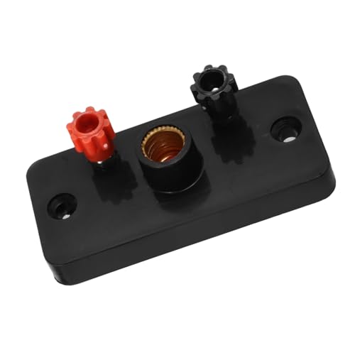 NUOBESTY Portalámparas Miniatura Negro con Base de Tornillo para Experimentos Eléctricos de Física Soporte Compacto para Bombillas para Circuitos Serie y Paralelo Escolar