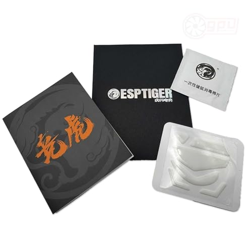 Esports Tiger Ice V2 Mouse Skates Compatible With G502 Hero – Replacement Ptfe Feet For Gaming Mouse – Smooth Glide Pads – Genuine Esptiger Ice V2