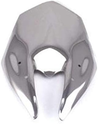 Double Bubble Motorcycle Sport Windshield Windscreen for Kawasaki Z800 2013-2016 (Chrome)