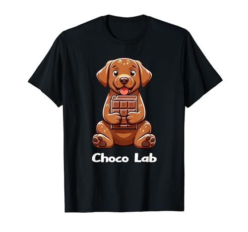 Labrador chocolat Choco Lab pour les amoureux des chiens T-Shirt