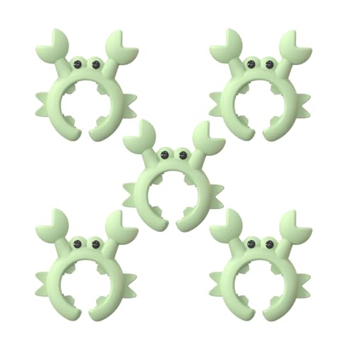 5Pcs Silicone Spatula Holders Multifunctional Kitchen Utensils Rests with Pots Clip Household Spoon Rack for Cooking