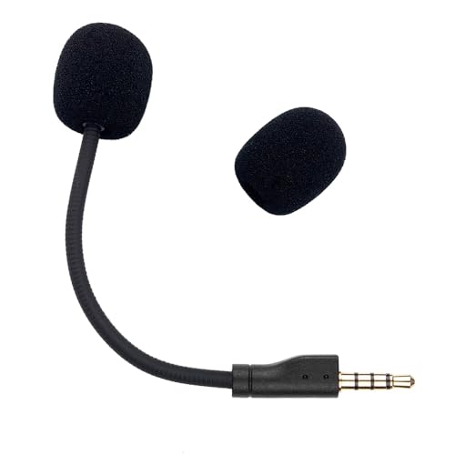 Arctis 1 Mic Replacement, Replaceable 3.5mm Game Microphone Gooseneck Mic Boom for Steelseries Arctis 1 1.0 One Raw Wired Wireless Gaming PS4 Xbox One Nintendo Switch Computer PC Headphones Headsets