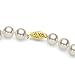 18k Yellow Gold 7.5-8mm AAA Handpicked White Japanese Akoya Cultured Pearl Necklace, 18