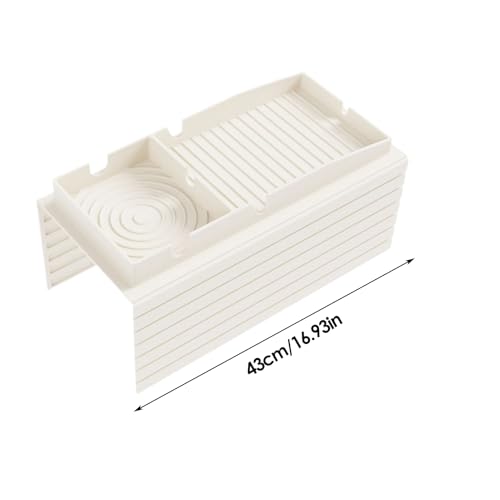 Bandeja para TV con caja organizadora y posavasos de sofá de silicona 5