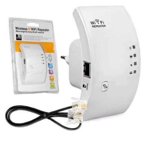 Repetidor Wifi Sinal Wireless Amplificador Extensor Alcance Longo Potente Sem Fio repetidor de sinal wi-fi Roteador Expansor De Rede Internet Homologado Anatel Loja eOutletHub®