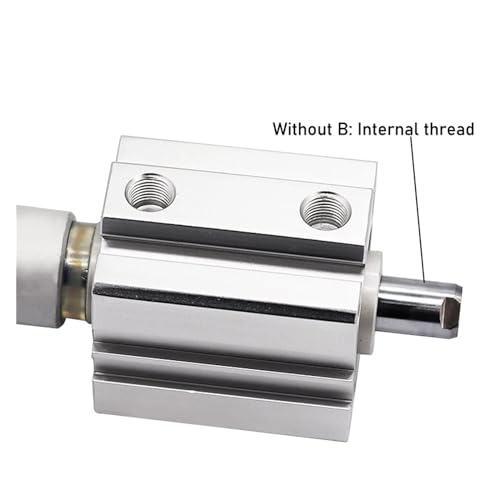 Cilindro neumático compacto SDAJ40x75-50 de doble efecto y carrera ajustable 3