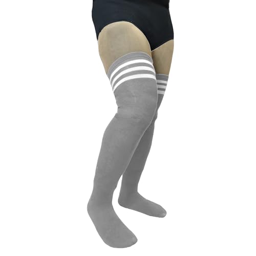 Image of Plus Size Thigh High Socks for Thick Thighs-Women Knit Extra Long Over Knee High Sock Leg Warmer Fashion Comfort