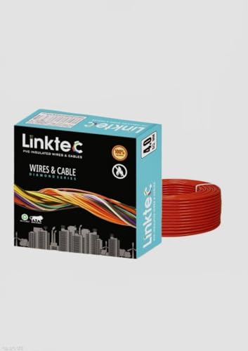 Image of PVC Insulated Wire 90 Meter Copper Wire (RED, 4.00 SQ MM) | Diamond Series, PVC Insulated