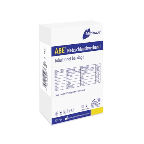 Bandage tubulaire en maille Meditrade 5180 Abe pour soulager la fixation sur peaux sensibles