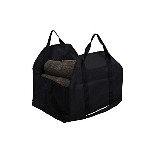 YUSHRO Sac De Transport De Bûches, Coin du Feu Espace De Rangement Bois De Chauffage Transport Grande Capacité Extérieur Intérieur Portable Fourre-Tout À Bois De Chauffage Range-bûches Cover