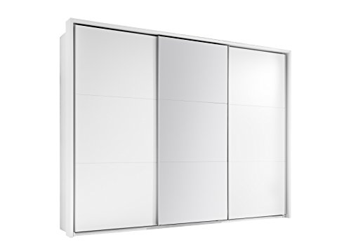 BRAVO 58-166-17 - Armadio con ante scorrevoli, colore: Bianco opaco 270 cm.