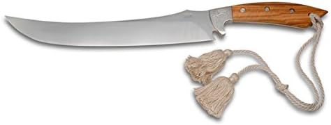 Saladini - italian, champagne saber, Sabrage Sword, olive wood handle