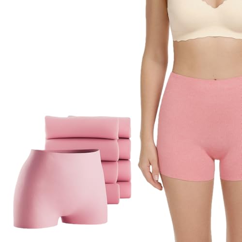 Image of Mommy First® High-Waisted Disposable Postpartum Underwear | Soft, Supportive, Stretchable Maternity Panties for C-Section & Vaginal Delivery | Postpartum Essential | Waist 27"-36" | Pack of 8 Pink