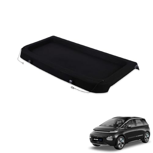 Image of BLUE JAY Parcel /Dicky Tray Compatible for MG Windsor EV (SEP 2024-Till Date) | Injection Moulded OEM Type Adjustable Parcel Tray | Rare Luggage Cover | Black