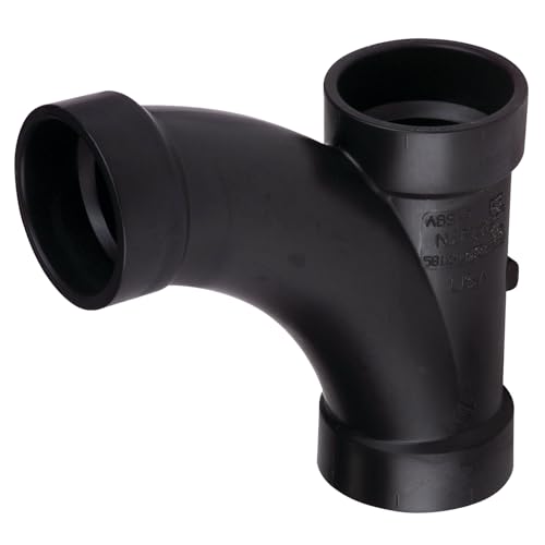 Image of NIBCO 3 in. All Hub ABS Long Radius Combination Tee-Wye, ABS DWV, Solvent Weld, Fig No 5812LR