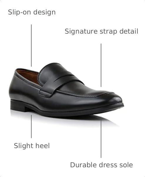 Image of Ferro Aldo Men's Loafer Collection | Classic Slip-on Penny Loafers & Driving Moccasins for Casual & Dress