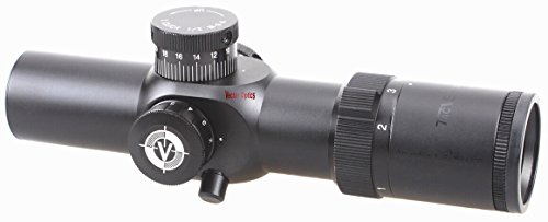TAC Vector Optics Apophis Tactical 1-6x28 FFP Compact 35mm Riflescope Weapon Sight MP Reticle fit .223 .308 Armalite DPMS Bushmaster Ruger SR-556 Color Black