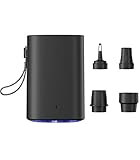 電動ポンプ 電動空気入れ 空気抜き 両対応【過熱保護&ライト付き】 USB充電式 小型 浮き輪 プール エアベット ビニールブール 真空圧縮袋適用 ノズル付き 日本語取扱説明書付き