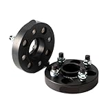 2Pieces 15-50mm Wheel Spacer PCD 4x100 CB 57.1mm 4 Hole Compatible for Volkswagen Car Compatible for Polo for Jetta GOL UP Santana M12x1.5(2PCS 30MM)