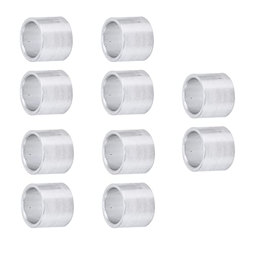 Round Spacer, 10Pcs Aluminium Alloy Spacers, Bike Headset Spacer, Standoff Spacers