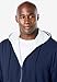 Boulder Creek by KingSize Men's Big & Tall Full-Zip Thermal Hoodie - 2XL, Navy