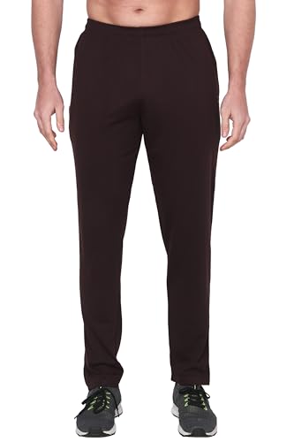 Image of Men's Cotton Hosiery Track Pants | Loose Fit Nightwear & Plus Size Lounge Bottoms | Soft Stretchable Cotton Lower | Pocket Zippers | Comfortable Daily Home Wear Pants | Sizes S-6XL