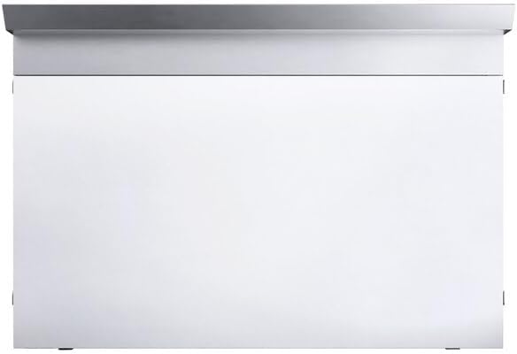 Stainless Steel Poly Top Work Table with Undershelf, 304 Grade, 30x48 Inch, 14-Gauge, NSF Listed, 6 Inch Backsplash