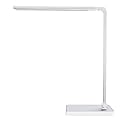 PHIVE Dimmable LED Desk Lamp with Fast Charging USB Port, Touch Control, 8-Level Dimmer, 4 Lighting Modes, Aluminum Body, Eye-Care LED Table Lamp for Bedroom/Reading/Study (Silver)