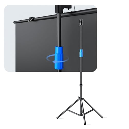 Pantalla de proyección retráctil con soporte 72" 16:9 miniatura 3