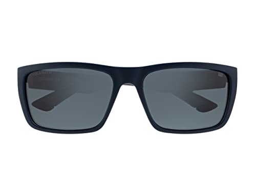 CAT 8021 Polarized Square Sunglasses for Men, Matte Navy, 61 mm, UV400 Protection2