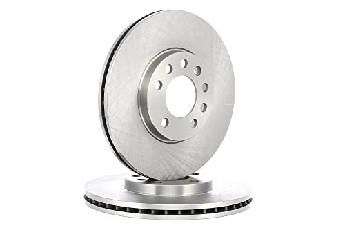 RIDEX 82B0140 2x Disco de freno Delantero sin tornillos Compatible con SAAB 9-5 Ranchera familiar YS3E