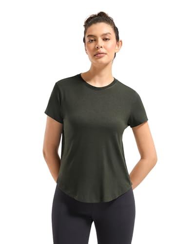 Image of Wellbi Bamboo Women's Tshirt - Ultra-Soft, Breathable & Sustainable | Premium Cotton Blend for Supreme Comfort | Stylish & Eco-Friendly T-Shirt for Women | Tshirt Women Cotton