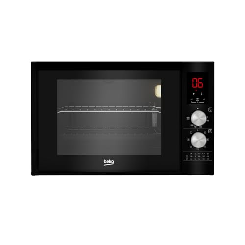 Mini horno - BEKO - BMF30QVB - 30 L - Multifunci�n - Calor agitado - Pantalla LED - 7 funciones - Negro