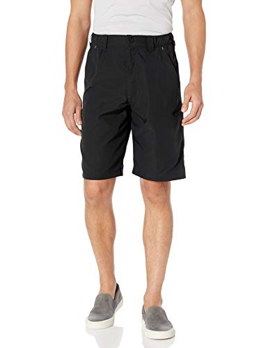Wrangler Authentics Big & Tall Side Elastic Utility Short, Black, 48