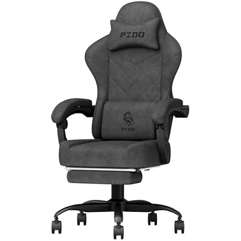 PZDO Gaming Chair with Footrest Cover