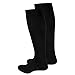 Nuvein Compression Socks for Women and Men, Medical Support Stockings, Black (Closed Toe), Large (20-30 mmHg)
