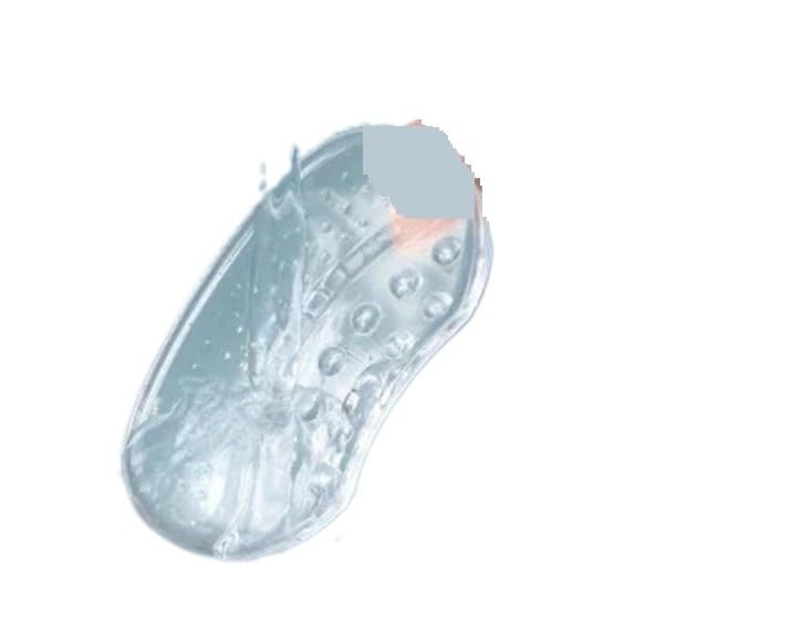 Plantillas de silicona for soporte arco tacón alto, inserciones antideslizantes for el talón, medias plantillas goma for zapatos informales mujer, 2/4/6 Uds(Touming-2pcs)