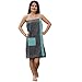 Produktbild JEMIDI Sauna Frottee Kilt Sarong M-XXL Damen 100% Baumwolle Saunakilt Saunasarong Saunatuch (Damen Grau/Mint)